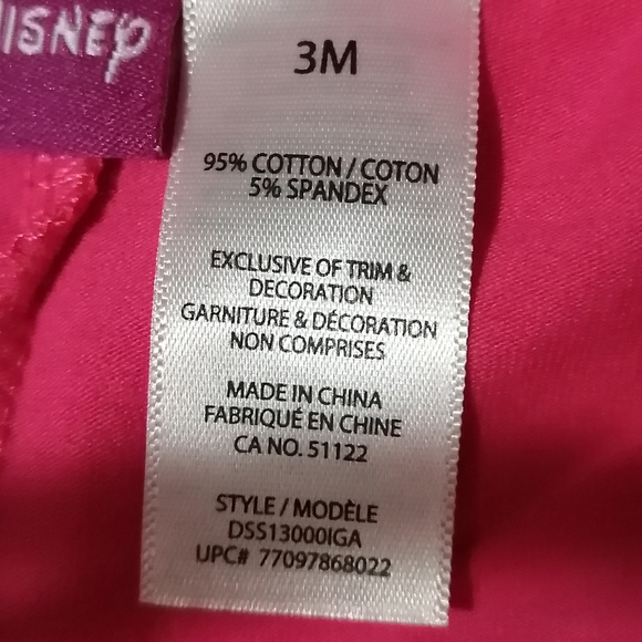 🔥SALE🔥Disney Minnie Mouse Girls 2Pc Tank Top and Leggings Set NWT Sz 3M and 3T - Picture 6 of 8